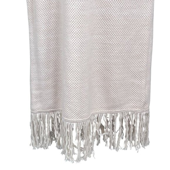 Future Collective Alani Noelle XXL Crochet Fringe Midi Tank Dress Stretch Beachy - Picture 7 of 16